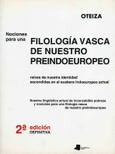 Nociones para una filología vasca de nuestro preindoeuropeo Portada de: Nociones para una filología vasca de nuestro preindoeuropeo